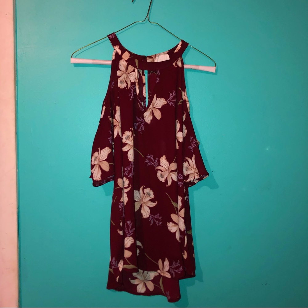 Sienna Sky cold shoulder blouse